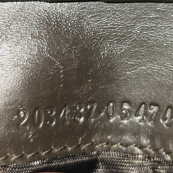 Gucci Jackie Piston Bifold Wallet GG canvas Brown EUC - Picture 8 of 9